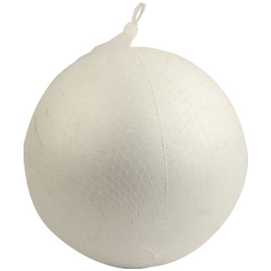 صورة كرة فوم أبيض 30 سم - للأنشطة التعليمية والأشغال اليدوية - سيمبا