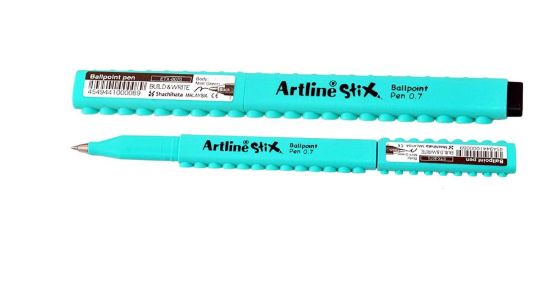 صورة قلم جاف ستيكس لون أسود 0.7 مم دائري الشكل مصنوع من البلاستيك 15 جرام – آرت لاين ETX8070