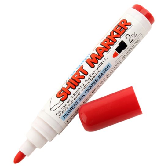 صورة قلم ماركر أحمر للتيشرت – آرت لاين EKT-2