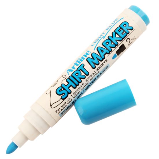 صورة قلم ماركر أزرق فاتح للتيشرت – آرت لاين EKT-2